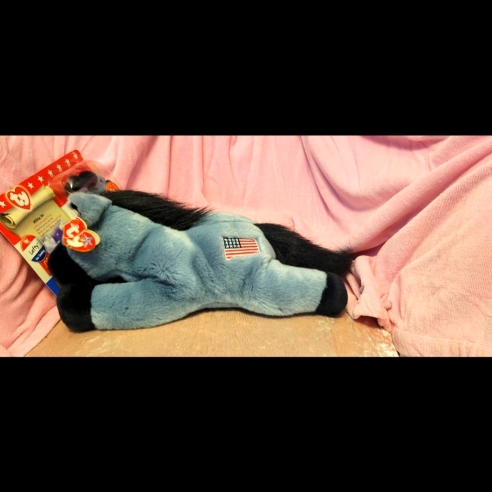 TY Beanie Baby Lefty the Donkey 14 inch